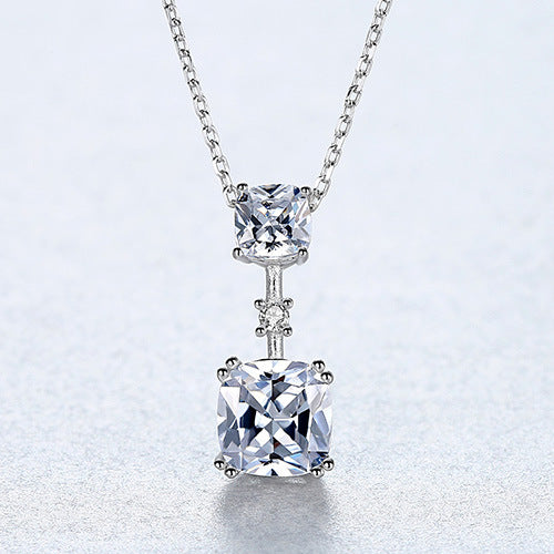 Sterling Silver Necklace Diadrop